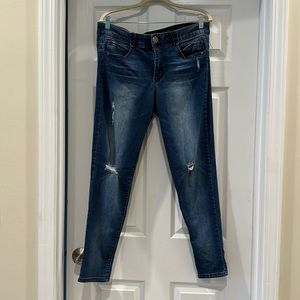 Democracy distressed skinny jean blue size 16 ab-solution